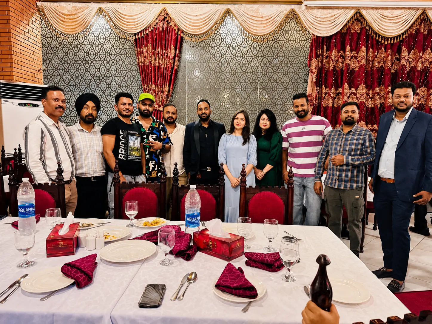 Friends Group team dinner and celebration