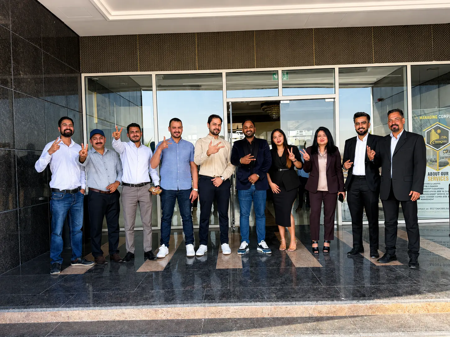 Friends Group office team moment